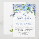 Search for hydrangea rehearsal dinner invitations Vintage