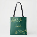 Search for emerald green tote bags Butterflies
