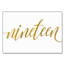 Search for double sided table cards Gold