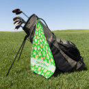 Search for shamrock golf towels St patrick's day