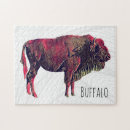 Search for buffalo bison puzzles Bull