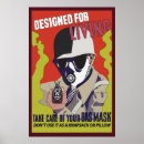 Search for gas mask posters Ww2
