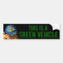 Search for save the environment bumper stickers Green