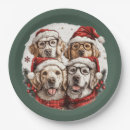 Search for golden retriever christmas plates Pet lover