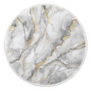 Search for white marble knobs and pulls Stylish
