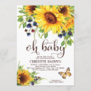 Search for boho sunflower baby shower invitations Summer