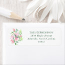 Search for pink magnolia return address labels Floral