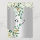 Search for mint and silver wedding invitations Grey