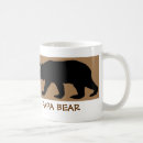 Search for bear silhouette mugs Father