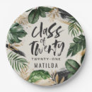 Search for graduation plates and napkins Tropical