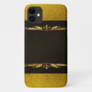 Search for gold background iphone cases Black