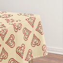 Search for love heart tablecloths Cute