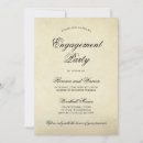 Search for vintage engagement party invitations Elegant