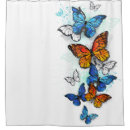 Search for monarch butterfly shower curtains Blue