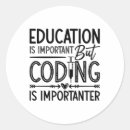 Search for importance of education stickers Funny