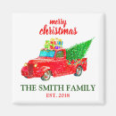 Search for christmas truck magnets Vintage