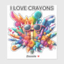Search for crayons stickers Kawaii