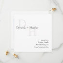 Search for minimalist save the dates White