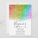 Search for rainbow sweet 16 invitations Sparkle