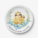 Search for sloth plates Sloth baby shower