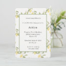 Search for lemon invitations Yellow