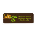 Search for leopard return address labels Jungle