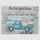 Search for vintage truck tissue paper Watercolor