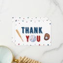 Search for baseball thank you cards All star
