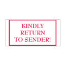 Search for classic rubber stamps Return to sender