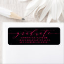Search for black pink return address labels Calligraphy