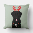 Search for christmas dog cushions Black lab