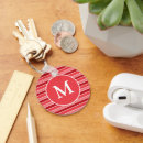 Search for red and white key rings Stripes