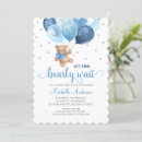 Search for we can bearly wait baby shower Blue