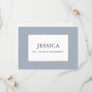 Search for dusty blue bridesmaid cards Elegant