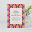 Search for pink and brown invitations Geometric