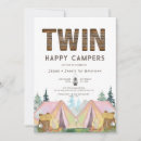 Search for twin girls birthday invitations Watercolor