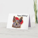 Search for cattle dog birthday cards Australian