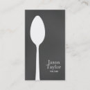 Search for spoon business cards Caterer