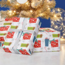 Search for graphic wrapping paper Mid century modern