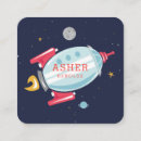 Search for space ship business cards Kids