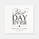 Search for best day ever napkins Bridal shower