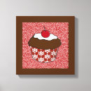 Search for cupcake canvas prints Cherry