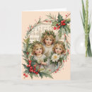 Search for vintage looking christmas cards Old fashioned