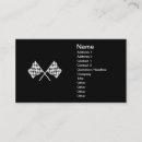 Search for checkered flag business cards Auto