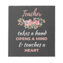 Search for teachers notepads Education