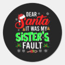 Search for fault stickers Santa claus