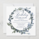 Search for floral wreath birthday invitations Modern