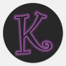 Search for monogram k stickers Black