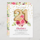 Search for foil 21st birthday invitations Elegant