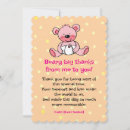 Search for nursery thank you cards Baby girl